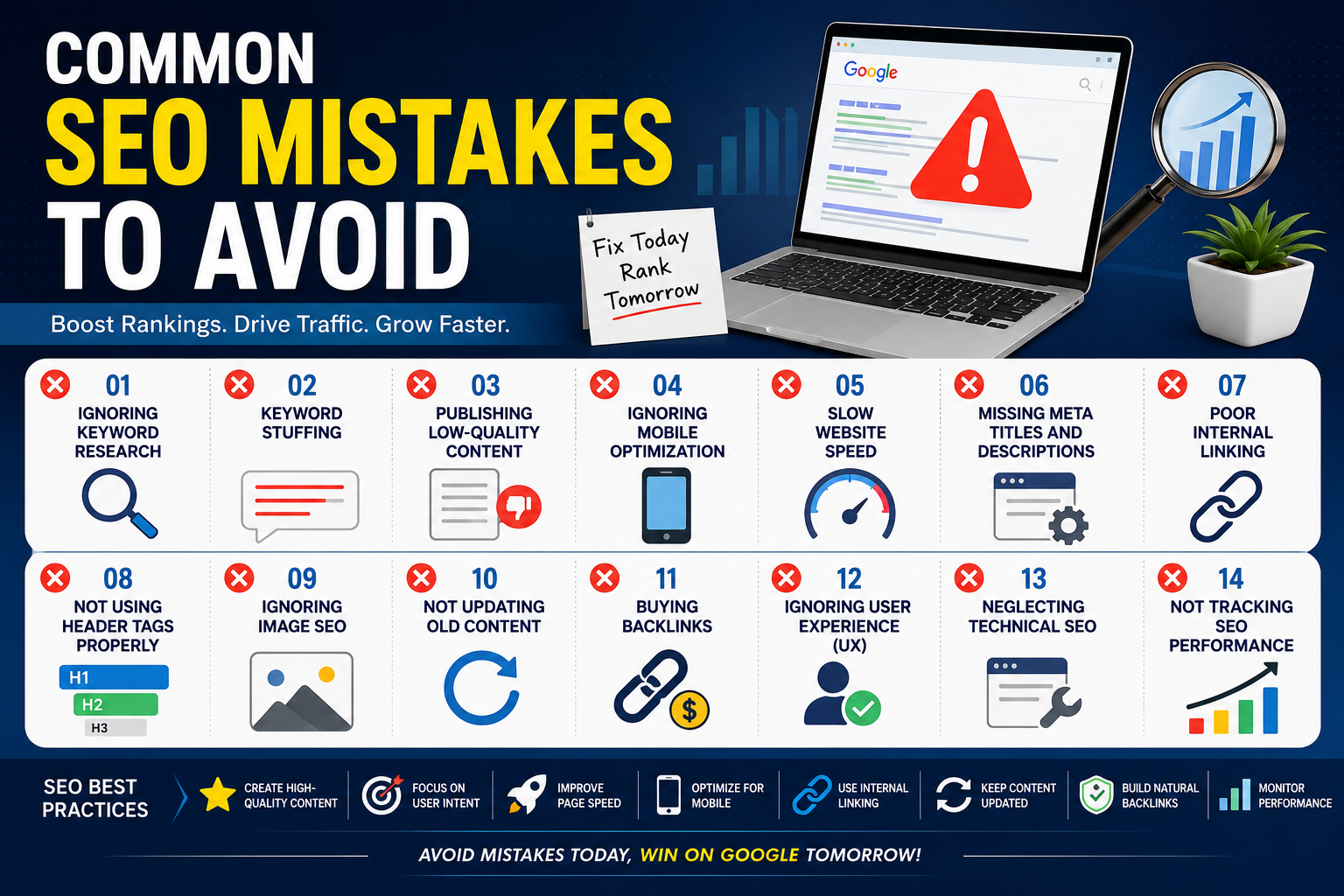 seo mistakes to avoid
