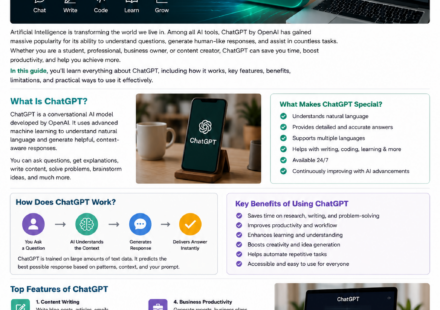 ChatGPT AI assistant helping users with writing, coding, learning, and productivity